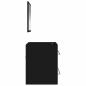 Preview: Badschrank mit Spiegel Schwarz Holzwerkstoff