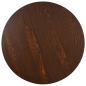 Preview: Bistrotisch Dunkelbraun 80 cm MDF