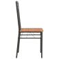 Preview: Esszimmerst?hle 2 Stk. Braun MDF