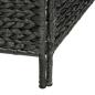 Preview: 4-teiliger Paravent Schwarz 154×160 cm Wasserhyazinthe