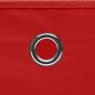 Preview: Aufbewahrungsboxen 4 Stk. Vliesstoff 28x28x28 cm Rot