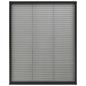 Preview: Insektenschutz-Plissee für Fenster Aluminium Anthrazit 80x100cm
