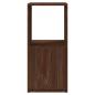 Preview: Drehregal Braun Eiche-Optik 34,5x34,5x75,5 cm Holzwerkstoff