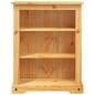 Preview: Bücherschrank 3 Fächer Mexiko-Stil Kiefernholz 80x29x100 cm