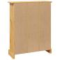 Preview: Bücherschrank 3 Fächer Mexiko-Stil Kiefernholz 80x29x100 cm