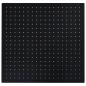 Preview: Regenbrause Edelstahl 50x50 cm Quadrat Schwarz