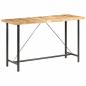 Preview: ARDEBO.de - Bartisch 180x70x107 cm Raues Mangoholz