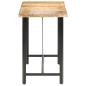 Preview: Bartisch 180x70x107 cm Raues Mangoholz