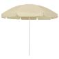 Preview: ARDEBO.de - Strandschirm Sandgelb 240 cm