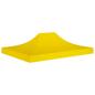 Preview: ARDEBO.de - Partyzelt-Dach 4,5x3 m Gelb 270 g/m²