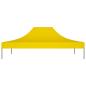 Preview: Partyzelt-Dach 4,5x3 m Gelb 270 g/m²