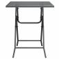 Preview: Gartentisch 60x60x72 cm Streckmetall Anthrazit
