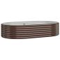 Preview: Hochbeet Verzinkter Stahl 175x100x36 cm Braun