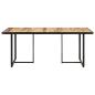 Preview: Esstisch 160 cm Raues Mangoholz