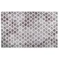 Preview: ARDEBO.de - Teppich Waschbar 160x230 cm Grau und Weiß