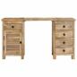 Preview: Schreibtisch Massivholz Mango 140x50x77 cm