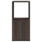 Preview: Drehregal Grau und Sonoma-Eiche 34,5x34,5x75,5 cm Holzwerkstoff
