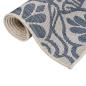 Preview: Outdoor-Teppich Flachgewebe 200x280 cm Blaues Muster