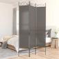 Preview: ARDEBO.de - 3-tlg. Paravent Anthrazit 120x200 cm Stoff