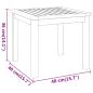 Preview: Couchtisch 40x40x36 cm Massivholz Akazie