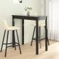 Preview: ARDEBO.de - Bartisch MDF Schwarz 115×55×107 cm