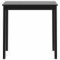 Preview: Bartisch MDF Schwarz 115×55×107 cm