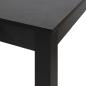 Preview: Bartisch MDF Schwarz 115×55×107 cm