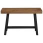 Preview: Bank 80 cm Massivholz Teak