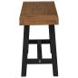 Preview: Bank 80 cm Massivholz Teak