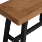 Preview: Bank 80 cm Massivholz Teak