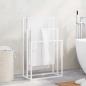 Preview: ARDEBO.de - Handtuchst?nder Wei? 48x24x79 cm Eisen