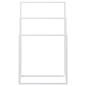 Preview: Handtuchst?nder Wei? 48x24x79 cm Eisen