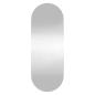 Preview: Wandspiegel 15x40 cm Glas Oval