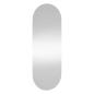 Preview: Wandspiegel 15x40 cm Glas Oval