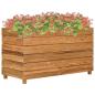 Preview: ARDEBO.de - Hochbeet 100x40x55 cm Teak Altholz und Stahl