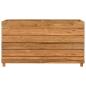 Preview: Hochbeet 100x40x55 cm Teak Altholz und Stahl
