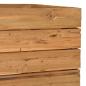 Preview: Hochbeet 100x40x55 cm Teak Altholz und Stahl