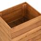 Preview: Hochbeet 50x40x72 cm Teak Altholz und Stahl