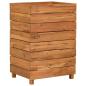 Preview: Hochbeet 50x40x72 cm Teak Altholz und Stahl