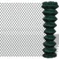 Preview: ARDEBO.de - Maschendrahtzaun Stahl 1,5x25 m Grün
