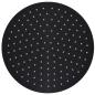 Preview: Regenbrause Edelstahl 30 cm Rund Schwarz