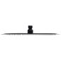 Preview: Regenbrause Edelstahl 30 cm Rund Schwarz