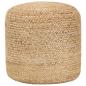 Preview: ARDEBO.de - Handgefertigter Sitzpuff 40 x 45 cm Jute