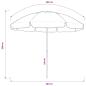 Preview: Strandschirm Grün 240 cm