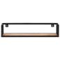 Preview: Wandregale 2 Stk. 80 cm Massivholz Akazie
