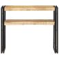 Preview: Konsolentisch 90x30x75 cm Raues Mangoholz