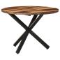 Preview: ARDEBO.de - Esstisch 100x100x75 cm Akazienholz Honigfarben