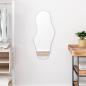 Preview: ARDEBO.de - Wandspiegel Silbern 80x35 cm