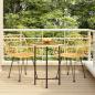 Preview: ARDEBO.de - 3-tlg. Garten-Essgruppe Poly Rattan