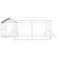 Preview: Outdoor-Hundezwinger mit Dach Silbern 6x6x2,5m Verzinkter Stahl